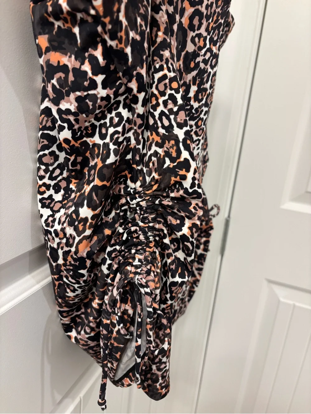 Swimsuits For All Kids Leopard Print One-Piece Swimsuit - Brown/Black/White